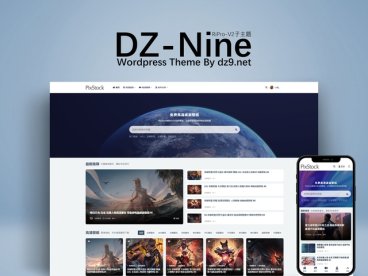 2022最新RiPro-V2子主题DZ-Nine-免费下载